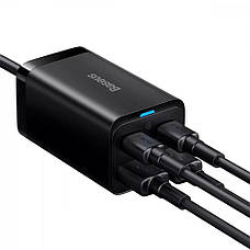 Зарядний пристрій (зарядка) для телефону Baseus GAN3 Pro 2 х Type-C + 2 х USB (CCG040001), фото 5