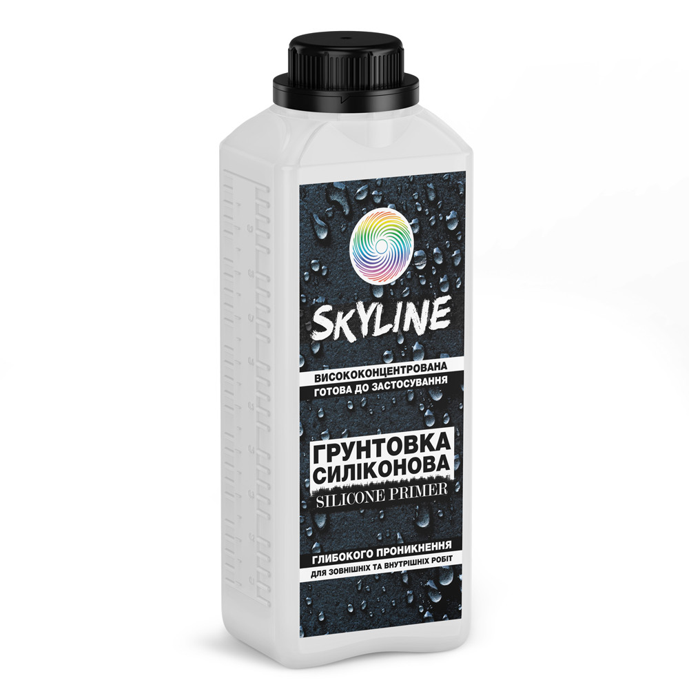 Грунтовка Силіконова висококонцентрована глибокопроникна Silicone Primer SkyLine 1л, фото 1