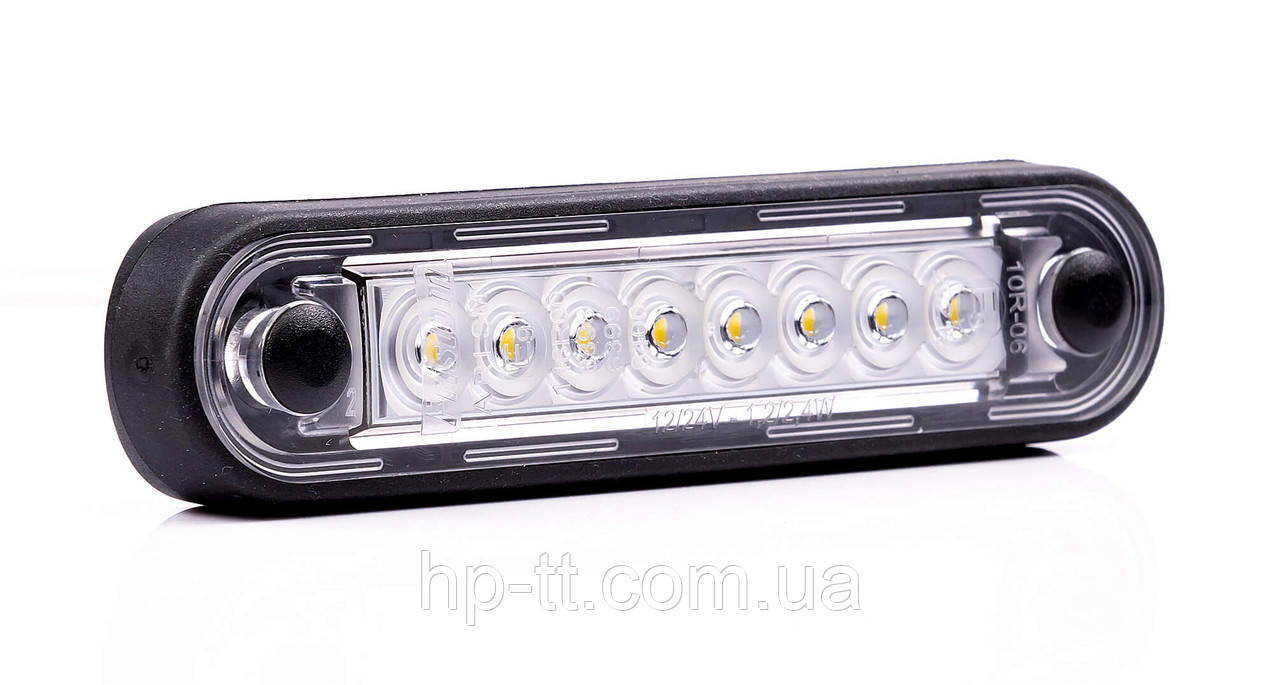 Ліхтар габаритний Fristom білий із кабелем FT-073 B LED LONG
