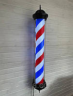 Фонарь Знак барбершопа барбер пул с лампой BARBER POLE крутящаяся вывеска для парикмахерской Barbershop