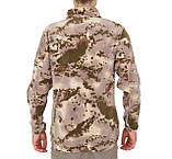 Тепла флісова кофта, тактична кофта зеленого кольору, камуфляж розмір M, фото 2