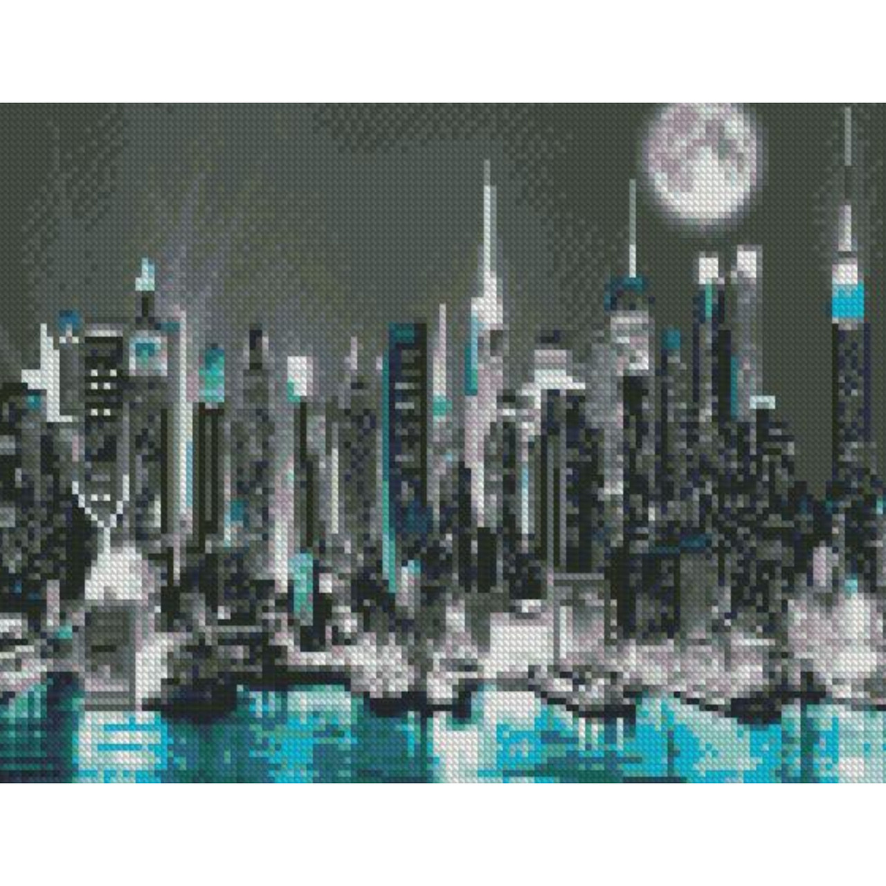 Алмазна мозаїка Strateg ПРЕМІУМ New York City розміром 30х40 см HX453**, фото 1