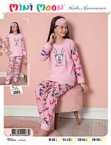 Роздріб! Утеплена піжама для дівчинки ТМ Minimoon (р.9-11-13-15 років ) маломірять