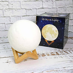 Красивий світильник нічник Місяць Magic 3D Moon