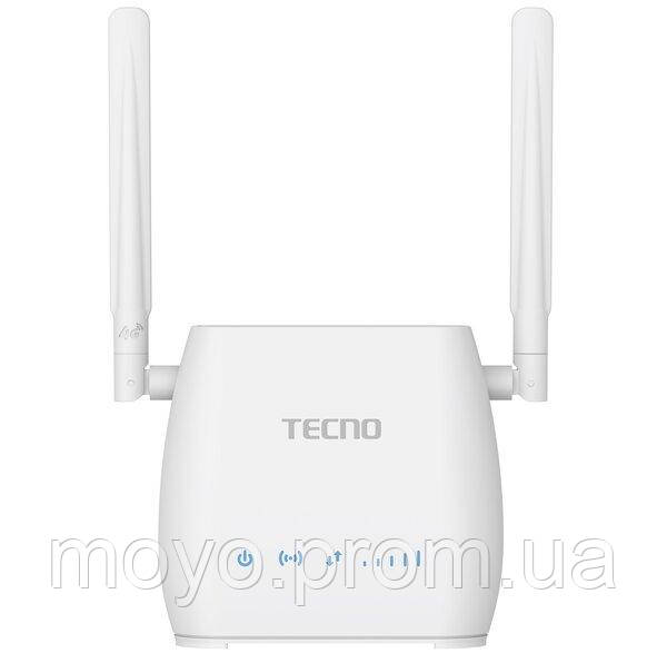 Маршрутизатор TECNO TR210 4G-LTE, 1x3FF SIM, 1xFE LAN/WAN, 1xUSB 2.0, 2000 mAh bat. (4895180764646)