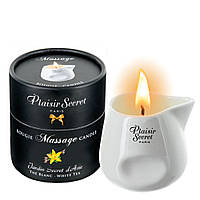 Массажная свеча с ванильным ароматом Plaisirs Secrets Vanilla, 80 мл
