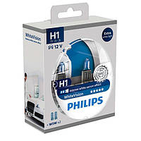 Галогенова лампа Philips H1 12V 55W P14.5s White Vision +60% 4300K