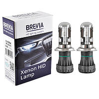 Біксенонова лампа Brevia H4, 6000K, 85V, 35W P43t-38 KET, 2шт