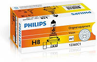 Галогенова лампа Philips H8 12V 35W PGJ19-1