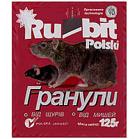 Гранулы от крыс и мышей Rubit Polski 125 г
