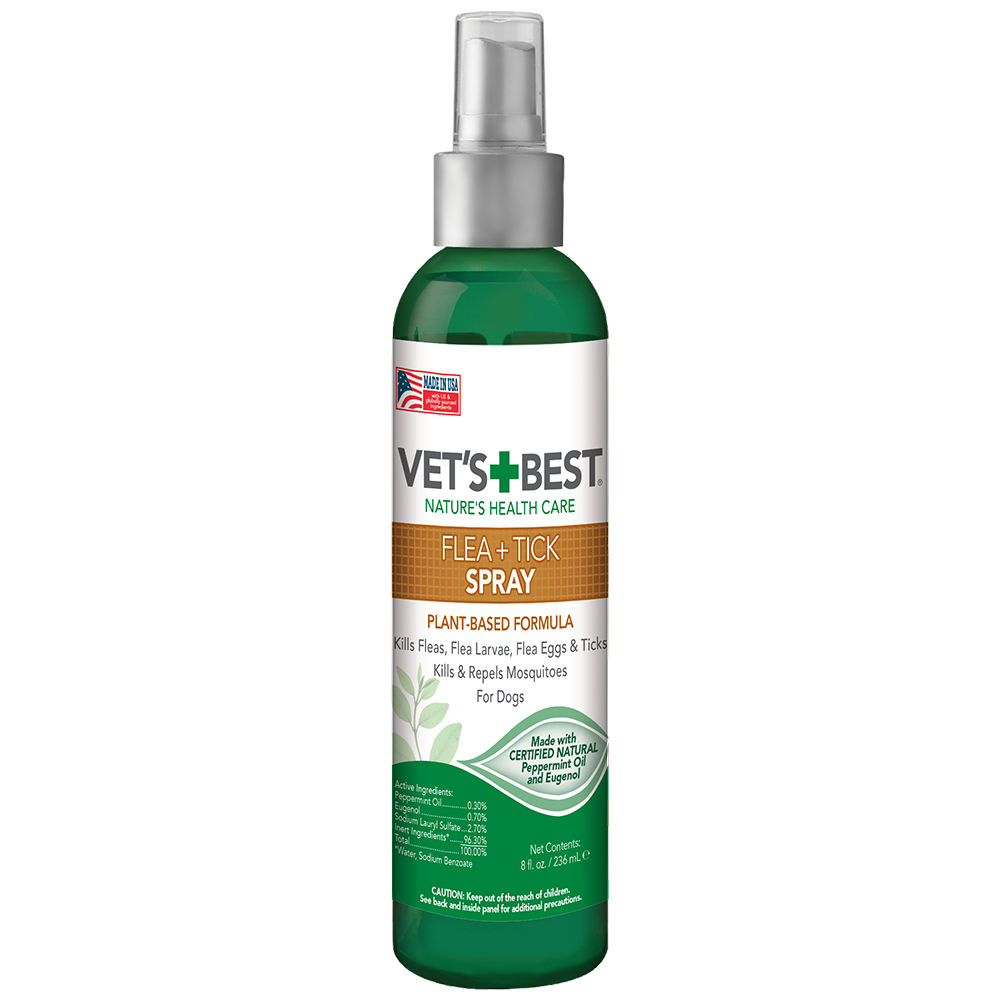 Спрей Vet's Best Flea&Tick Spray проти бліх, кліщів і москітів для собак 236 мл (vb10346)