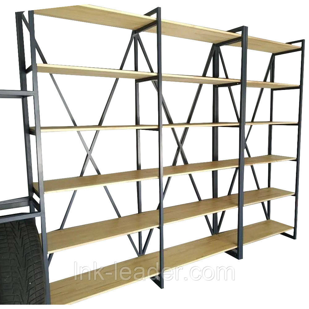 Стелаж для зберігання "Коко-Біч" LNK - LOFT 160*30*130 см, фото 1
