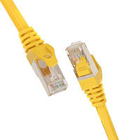 Патч-корд 2E Cat 6, S-FTP, RJ45, 4Х2 27AWG, 7/0.14 Cu, 0.50 m, PVC, Yellow (2E-PC6SFTPCOP-050YLW)