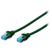 Патч-корд DIGITUS CCA CAT 5e UTP, 5 м, AWG 26/7, PVC, зелений