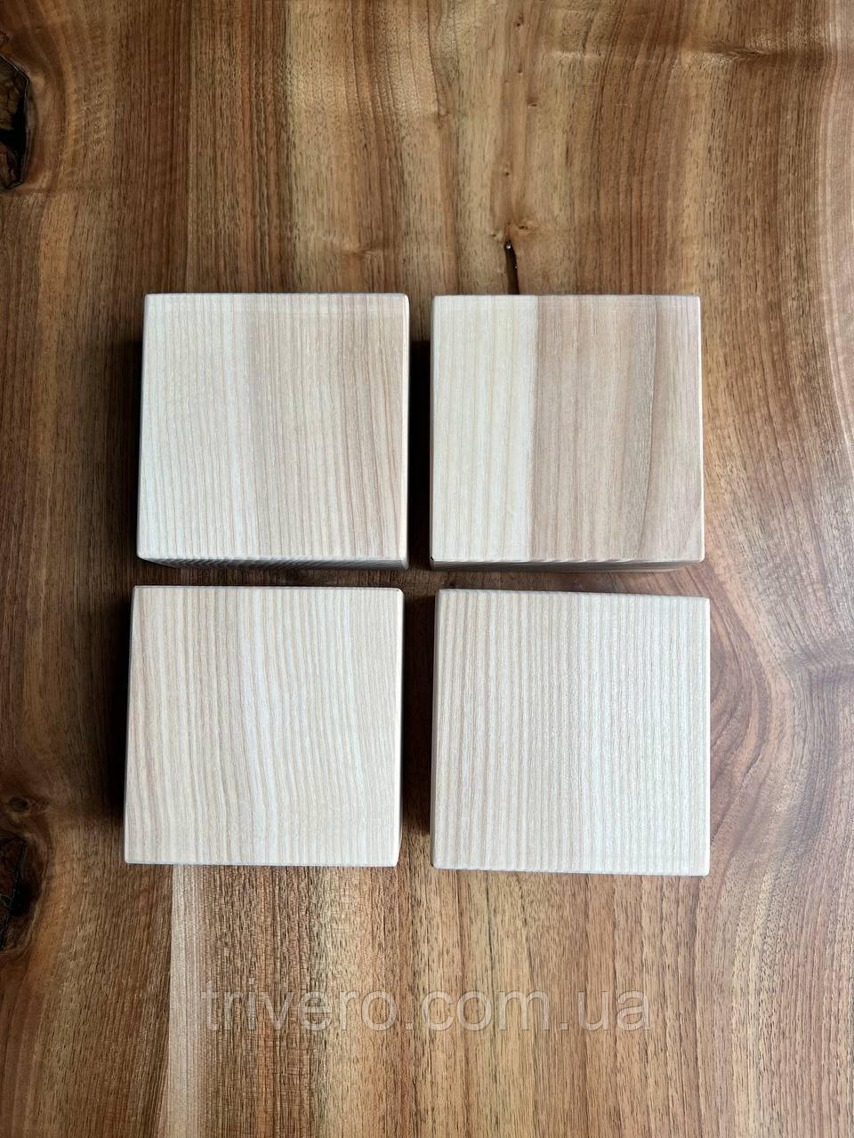 Квадратні ніжки дерев'яні для ліжка H.50 / Код: Квадрат-7.1, фото 1