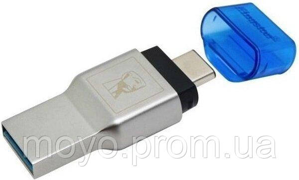 Кардридер Kingston USB 3.1 microSD USB Type A/C (FCR-ML3C)