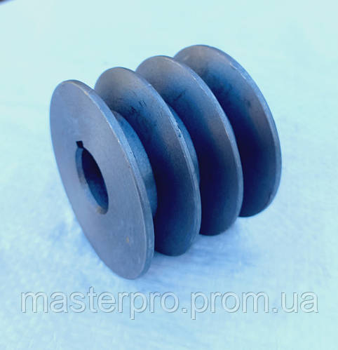 Купить Шкив на двигатель вал 25 мм 76 мм 3 - ручья профиль Б, цена 520 ...