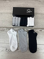 Шкарпетки Calvin Klein набором, шкарпетки 9 шт., шкарпетки для чоловіків, шкарпетки в подарунковій коробці, шкарпетки для чоловіків