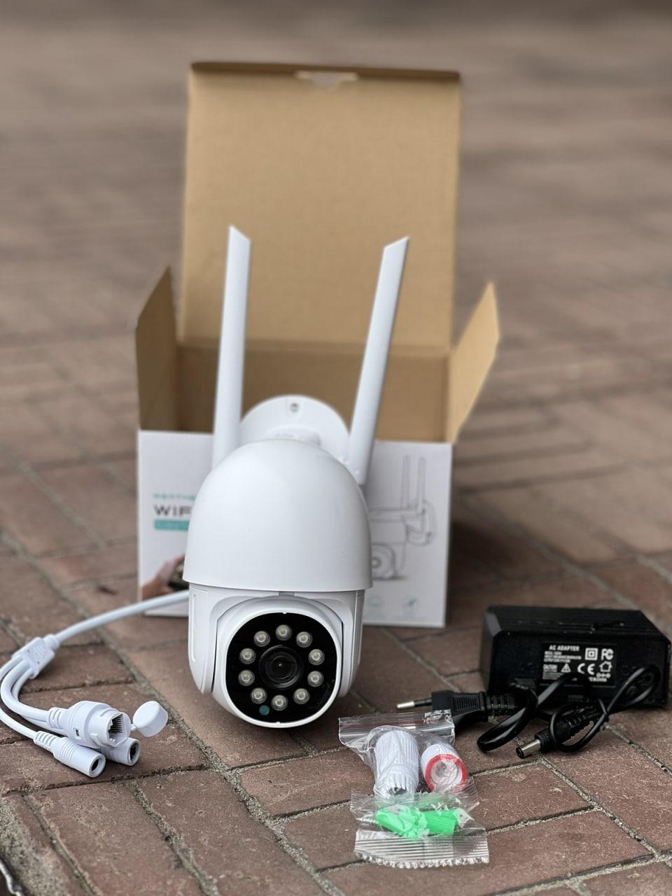 Зовнішня IP CAMERA 360° вулична вологостійка камера NJ PRO
