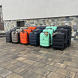 Дорожня валіза L ЖОВТА ПОЛІКАРБОНАТ Wings AT01 Дорожній чемодан на 4 кола Дорожная сумка с ручкой, фото 2