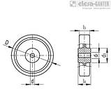 Колесо RE.F4-100-RBL (D 100 ), фото 2