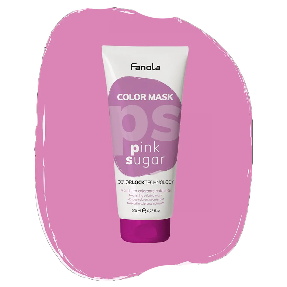 Маска тонуюча рожевий цукор Fanola Color Mask Pink Sugar Color Mask, 200 мл