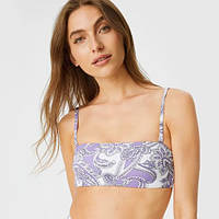 Верх бікіні C&A — бандо — на підкладці, розмір євро 34, колір бузковий