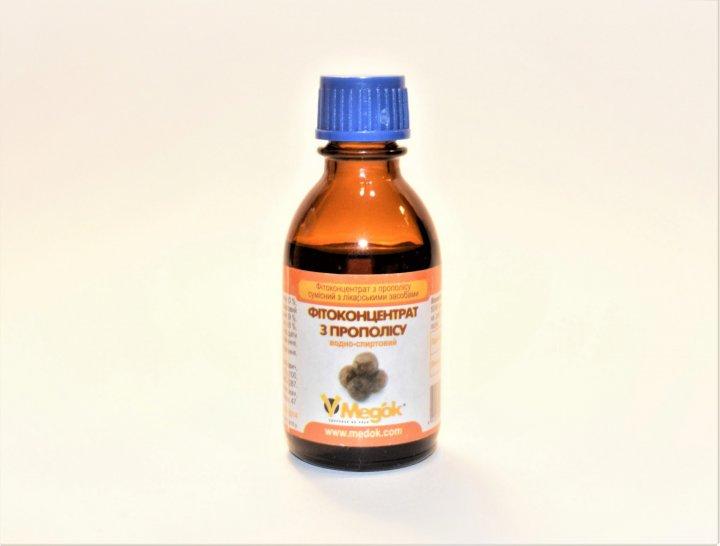 Фітоконцентрат прополісу Медок водно спиртовий 25 г (ukrfarm), фото 1