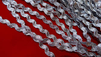 Тасьма берізка парча срібло