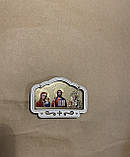 Ікона на магніті триптих Божа Матір Казанська, Спаситель, Микола Чудотворець, фото 3