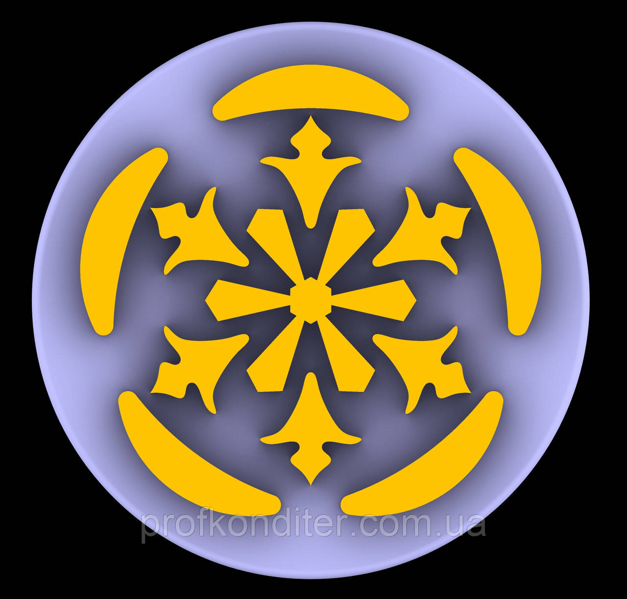 Закрутка-візерунок №81, 4см, фото 1