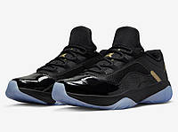 Мужские кроссовки Air Jordan 11 CMFT Low Black Gold