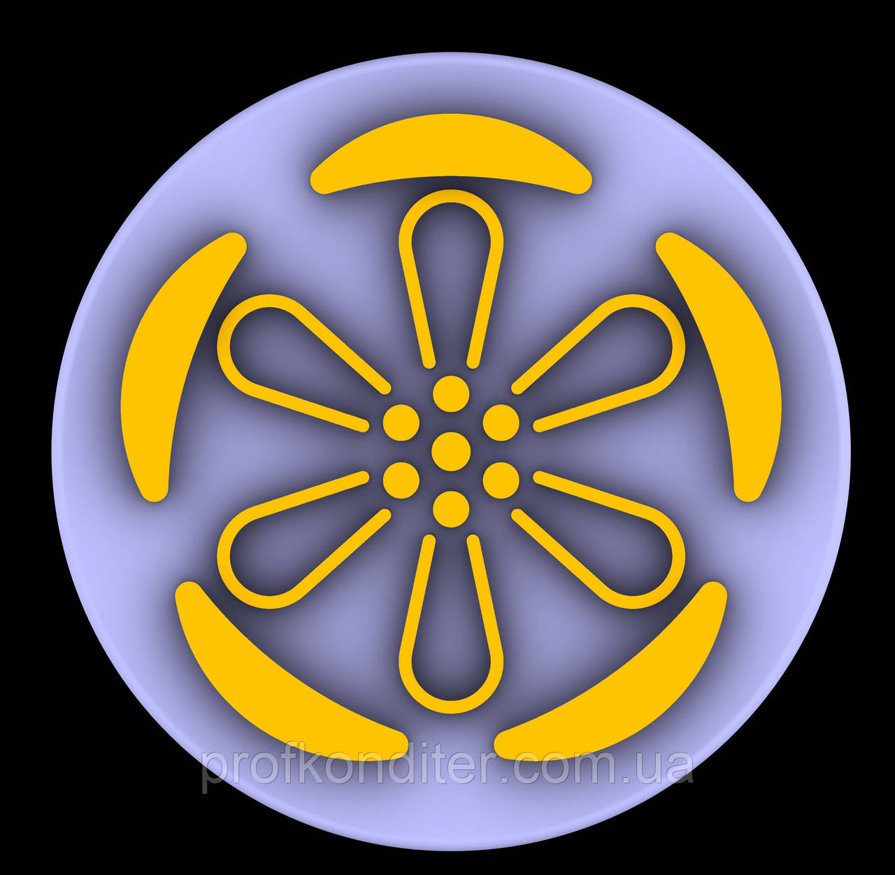 Закрутка-візерунок №83, 4см, фото 1