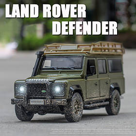 Модель авто Land Rover Defender 1:32. Металева машинка інерційна машинка Ленд Ровер Дефендер