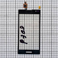 Тачскрин LG P769 Optimus L9 сенсор для телефона черный