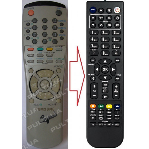 Пульт для телевізора SAMSUNG 00199D (аналог), фото 1