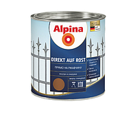 Эмаль по металлу Alpina Direkt auf Rost (Орехово-Коричневый)