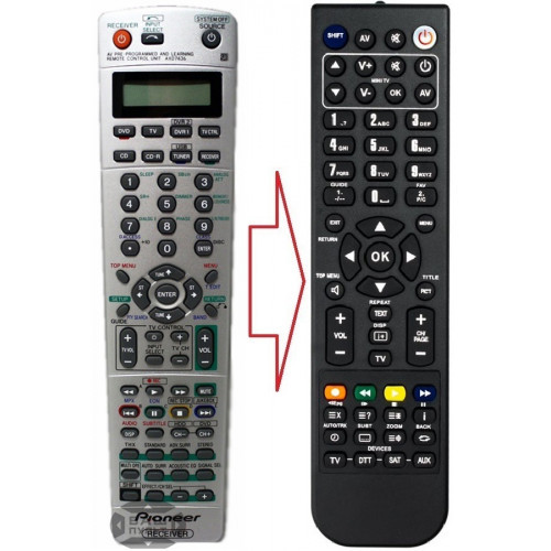 Пульт для Pioneer AXD7436 (аналог), фото 1