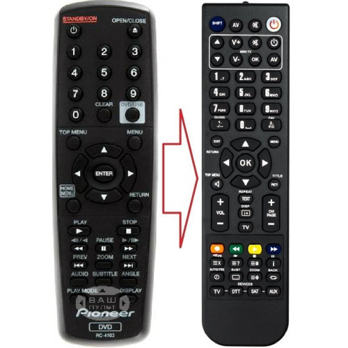Пульт для PIONEER RC-4103 (аналог), фото 1
