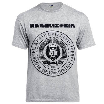 Футболка РАМШТАЙН Made In Germany меланжева, фото 2