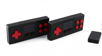 Ігрова приставка з бездротовими джойстиками 7308 620 ігор black/red (KG-5212)