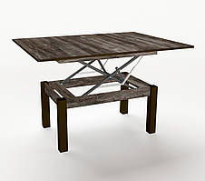 Стіл-Трансформер Флай ніжки дерево стільниця ДСП (Fusion furniture ТМ) Ніжки Венге, стільниця ДСП Дуб Морас