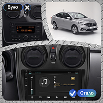 Штатна магнітола 9" Lesko для Dacia Sandero III 2020-н.в. 2/32Gb Wi-Fi GPS Base Дачища, фото 4