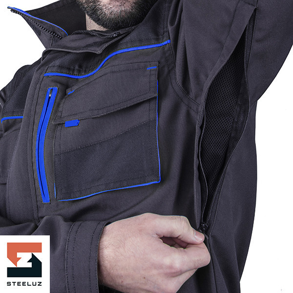 Куртка рабочая защитная SteelUZ BLUE (рост 188) - фото 5 - id-p1688869028