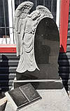 Пам’ятники зі скульптурою. Пам’ятник у вигляді ангела (No333) з граніту, фото 8