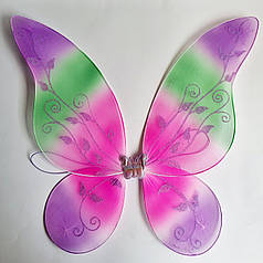 Карнавальні крила Феї Метелики малинові, 45х40 см