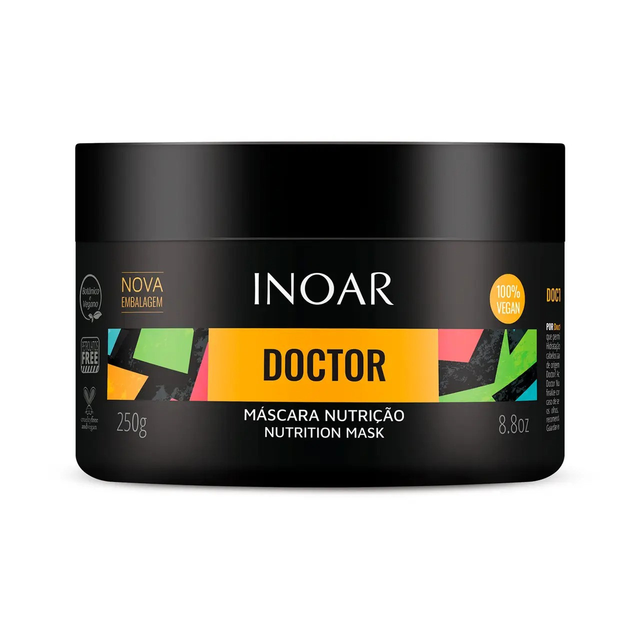Маска для живлення волосся Inoar Doctor Nutrition Mask, 250 мл