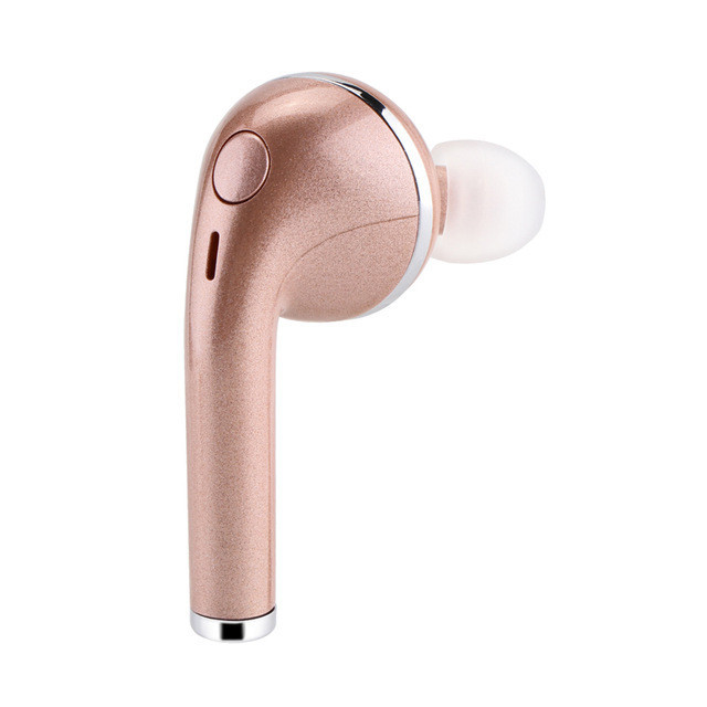 Bluetooth гарнітура для телефону крапля i7s HONSIGOGO V1 Rose Gold