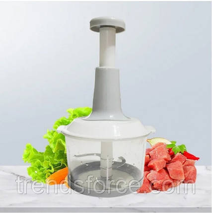 Ручний подрібнювач овочів із контейнером Food Processor TV One 205634, фото 2