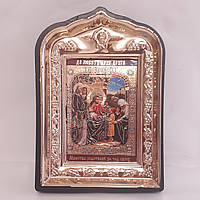 Ікона Благословення дітей, лик 6х9, у пластиковій чорній рамці